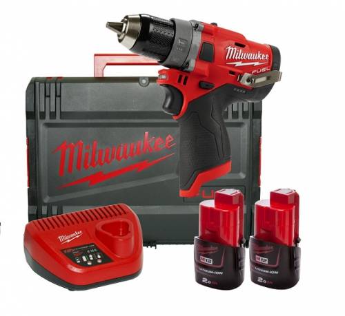 Avvitatore Compatto Milwaukee M12 FDD2-202X Fuel mandrino 13mm 12V.