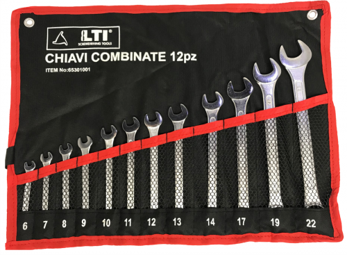 Serie Chiavi Combinate in Busta 12pz 6-22mm